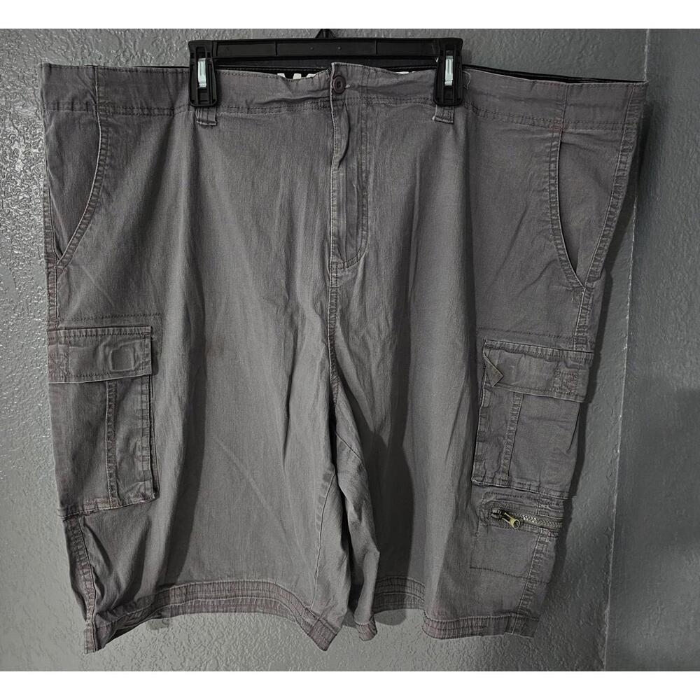 Men's Monument Cargo Shorts Size 52 Gray Pockets Zip Fly Outdoor Hiking Camping